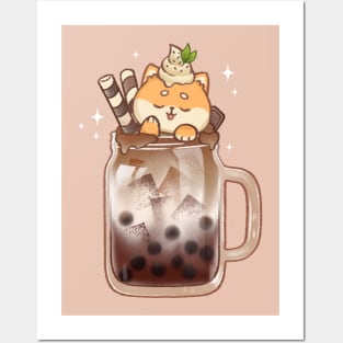 Shiba Moka Frappe Posters and Art